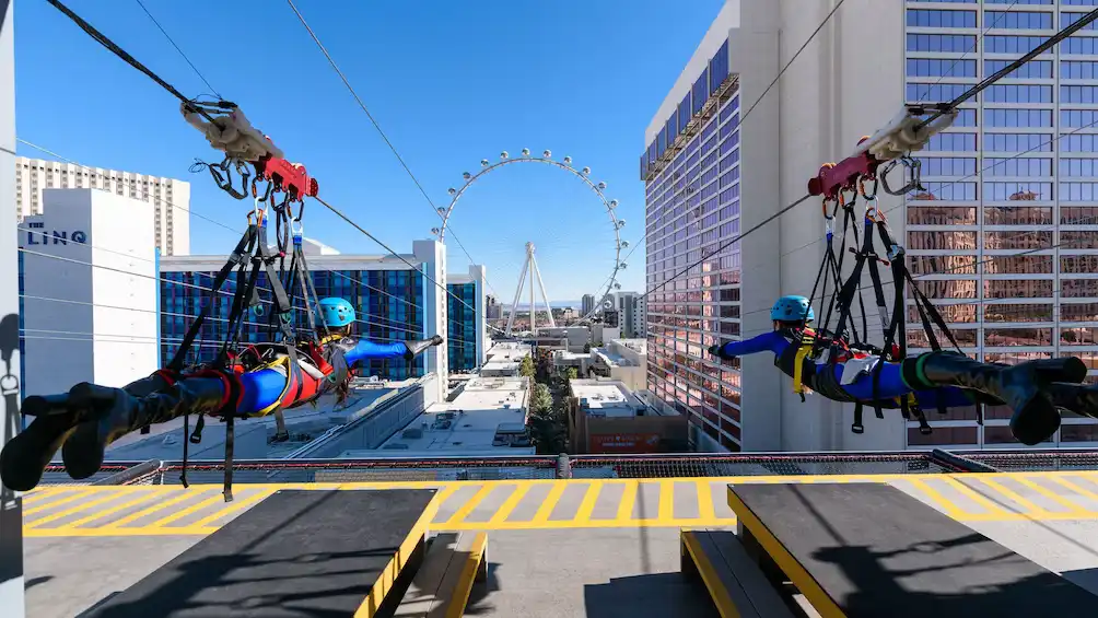 Fly LINQ Zipline Over the Promenade