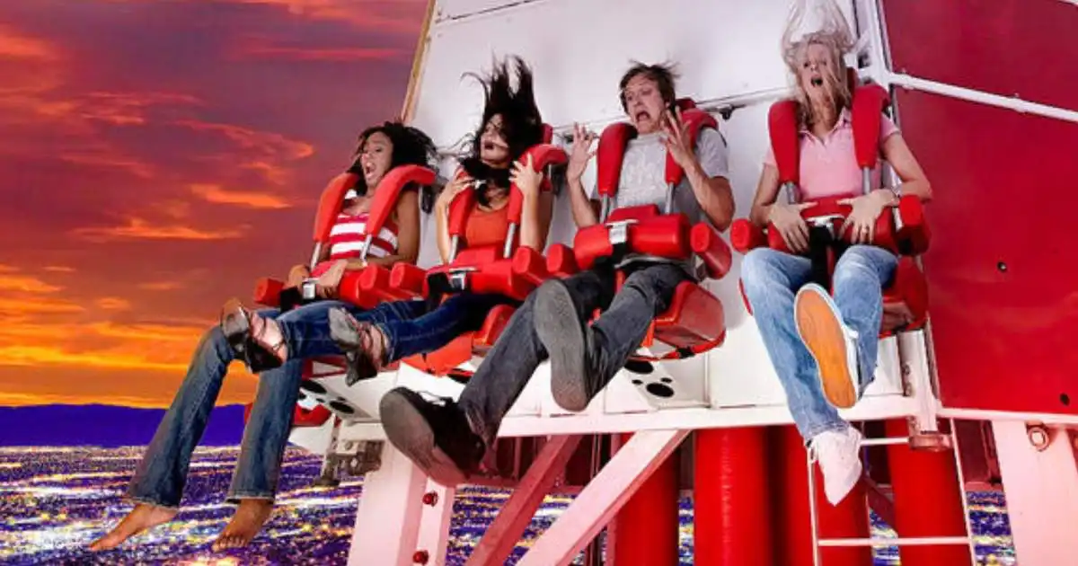 Thrill Rides Las Vegas Strip View